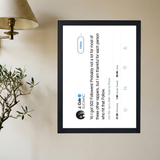 J. Cole '502 Followers' Tweet Poster - Mockup 2