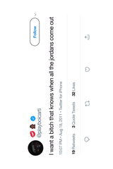 Playboi Carti 'Jordans' Tweet Poster