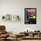 Lamborghini 'Lined Up'  Poster - Mockup 1