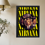Nirvana 'Squad' Poster - Mockup 2