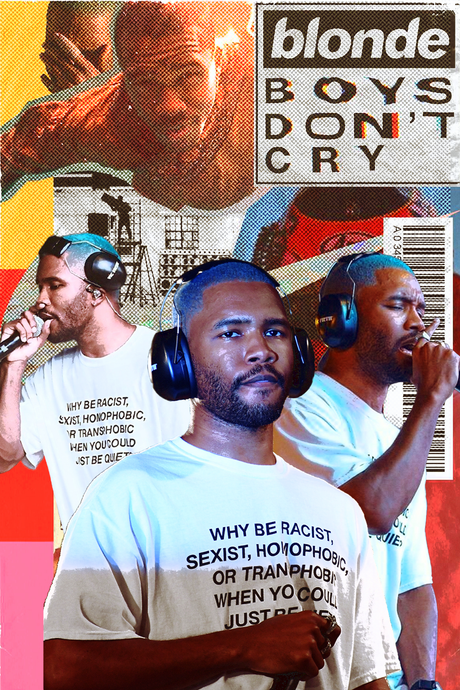 Frank Ocean 'Boys Don't Cry' Collage Poster