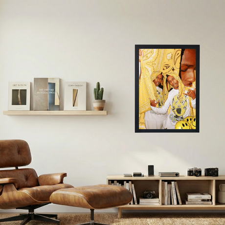 A$AP Rocky 'All Smiles' Collage Poster - Mockup 1