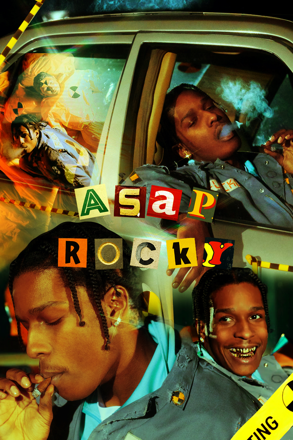 A$AP Rocky 'Testing' Collage Poster
