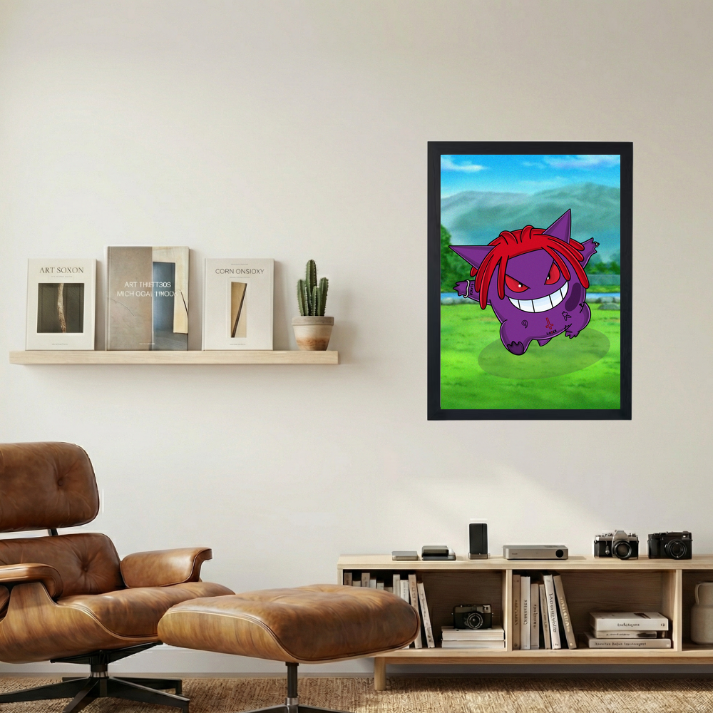 Playboi Carti x Pokmon 'Vamp Gengar' Poster - Mockup 1