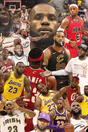 Lebron James Collage Poster