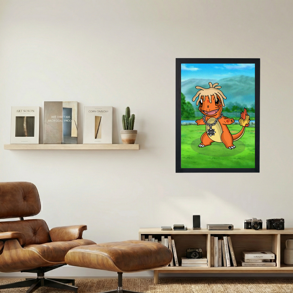 Trippie Redd x Pokmon '1400 Charmander' Poster - Mockup 1