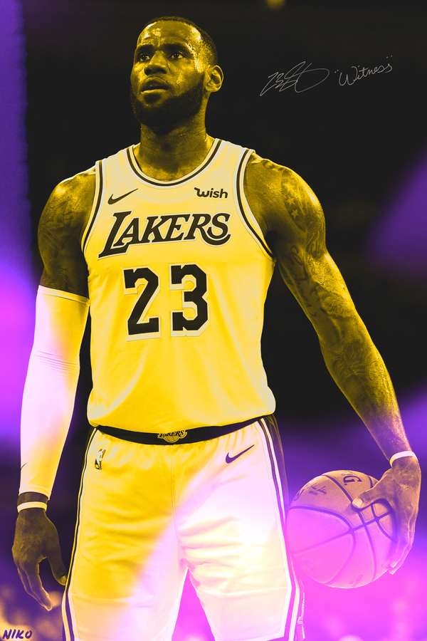 Lebron James 'Witness Greatness' Poster
