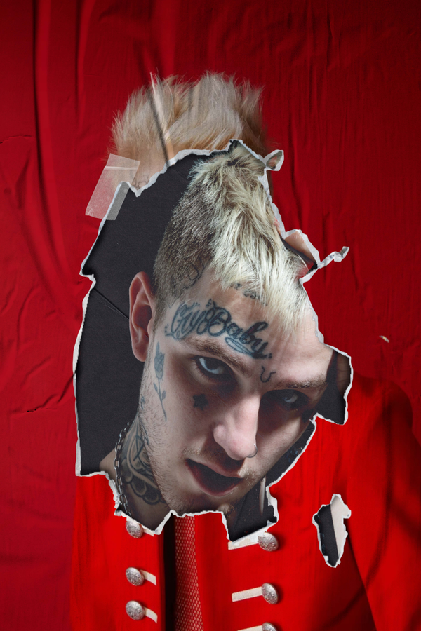 Lil Peep 'Devilish' Scrapbook Poster