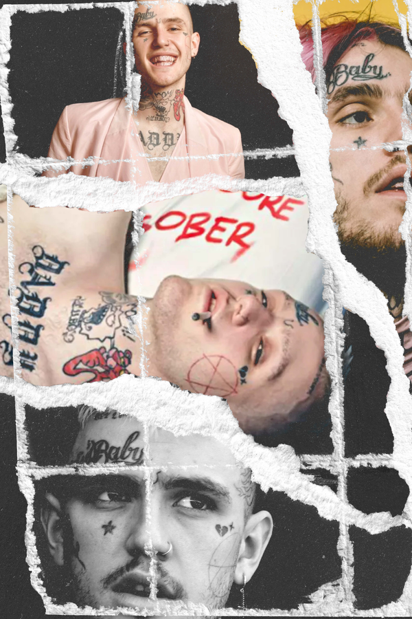 Lil Peep 'Scrapbook' Collage Poster