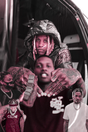 Lil Durk 'RIP PAT' Collage Poster