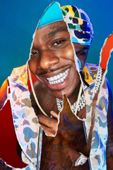 Dababy 'Scrapbook' Collage Poster