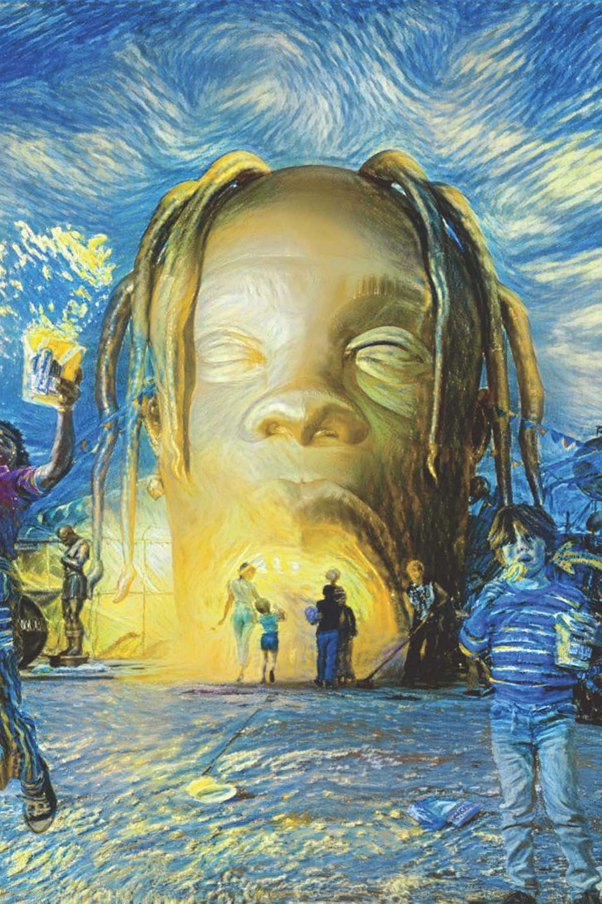 Travis Scott 'Van Gogh x Astroworld' Poster