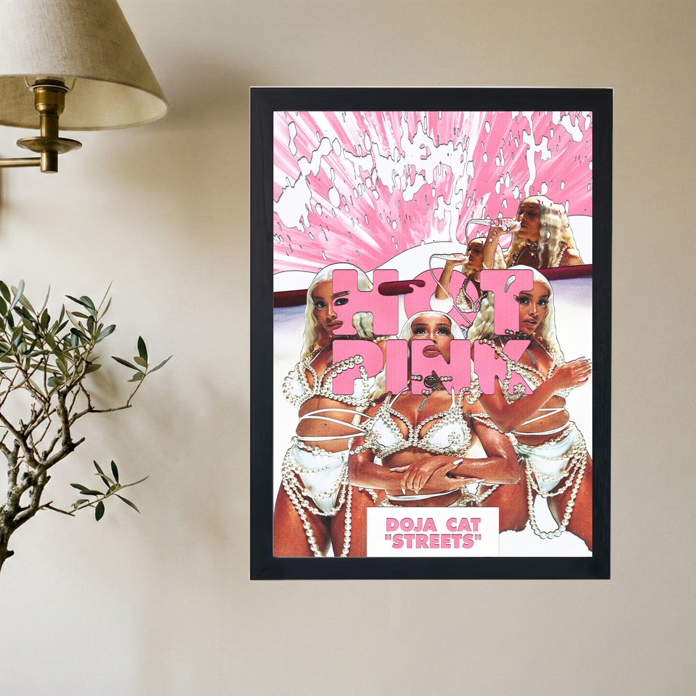Doja Cat 'Hot Pink' Poster - Mockup 2
