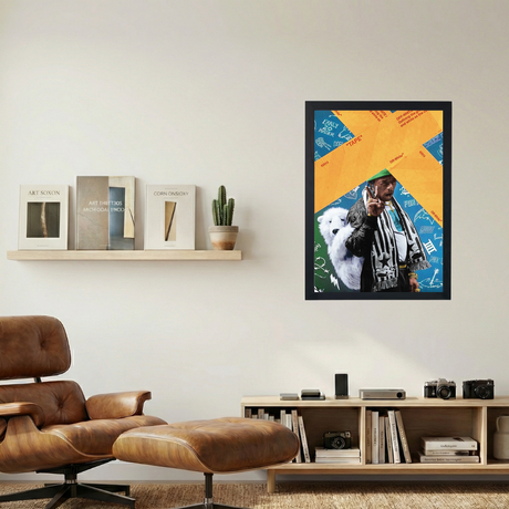 Lil Uzi Vert 'Luv is Rage 2 Colorized' Poster - Mockup 1