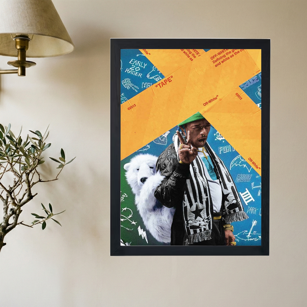 Lil Uzi Vert 'Luv is Rage 2 Colorized' Poster - Mockup 2