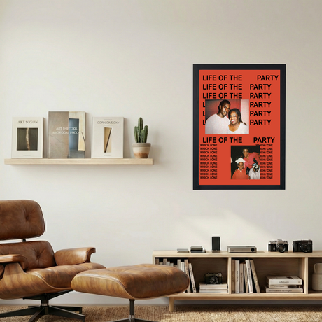 Kanye West 'Life of the Party' Poster - Mockup 1