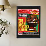 Kanye West 'The Dark Fantasy Is Here!' Poster - Mockup 2