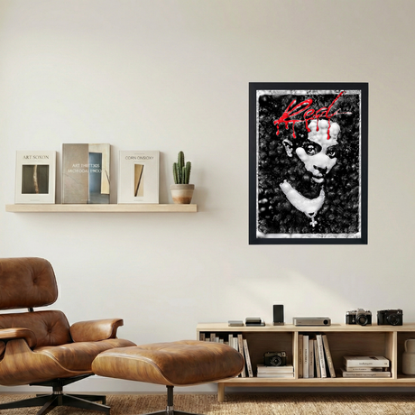 Playboi Carti 'Whole Lotta Redmas' Poster - Mockup 1