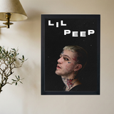 Lil Peep 'Side Eye' Poster - Mockup 2