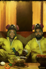 Soulja Boy x Kanye West 'Breaking Bad' Painting Poster