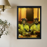 Soulja Boy x Kanye West 'Breaking Bad' Painting Poster - Mockup 2
