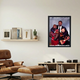 J Prince x Kanye West x Drake 'FREE LARRY' Painting Poster - Mockup 1