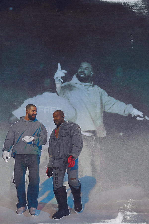 Kanye West x Drake 'LA Coliseum' Poster