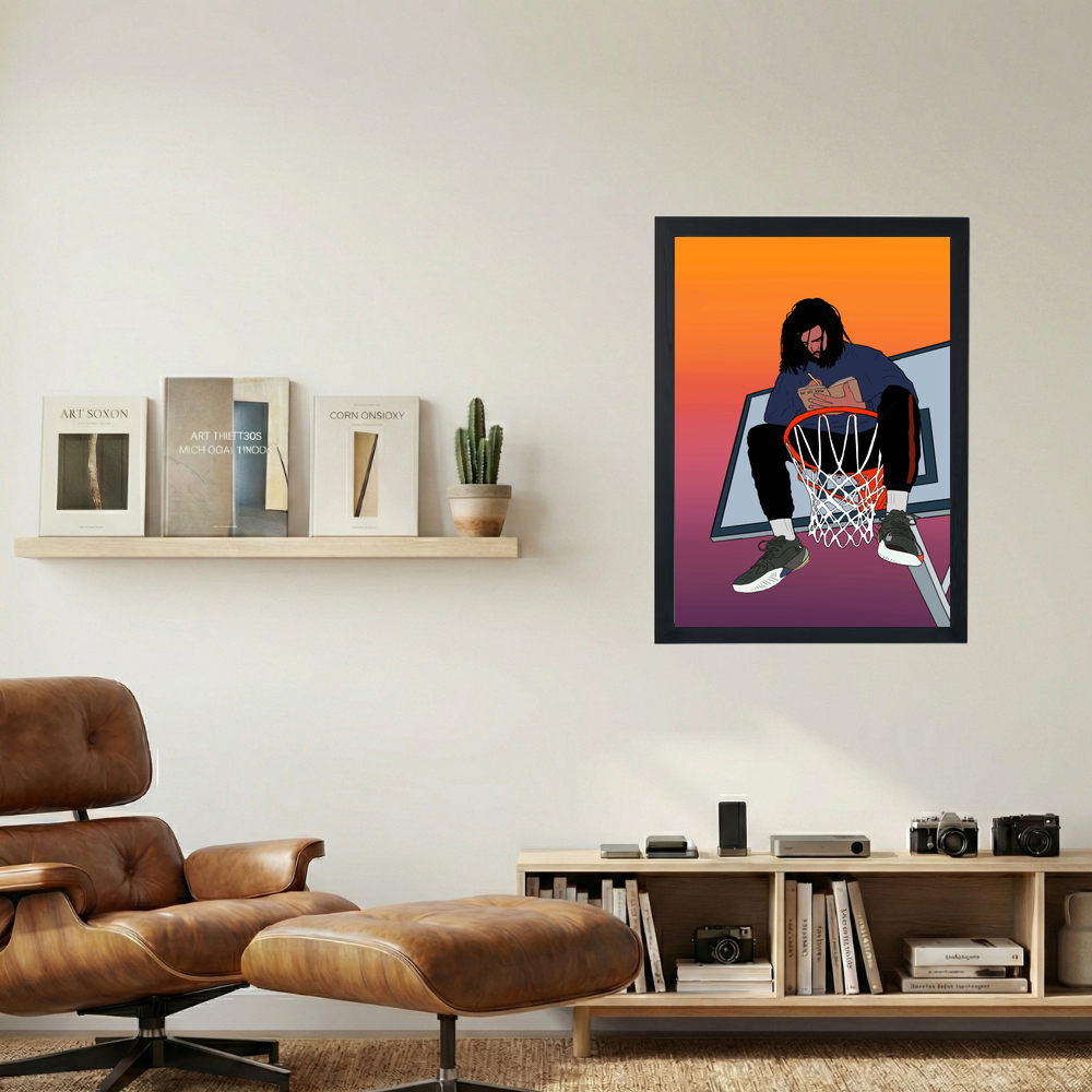 J Cole '2014 Off Season' Poster - Mockup 1