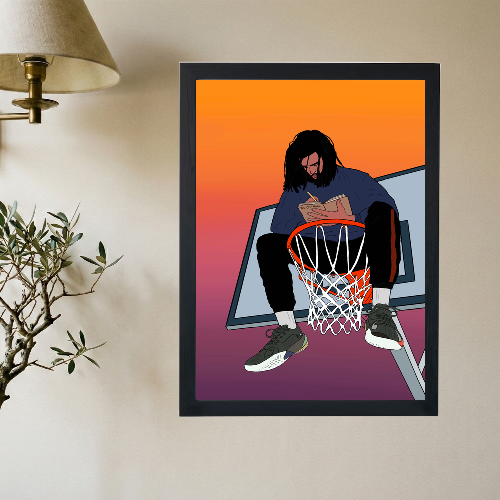 J Cole '2014 Off Season' Poster - Mockup 2