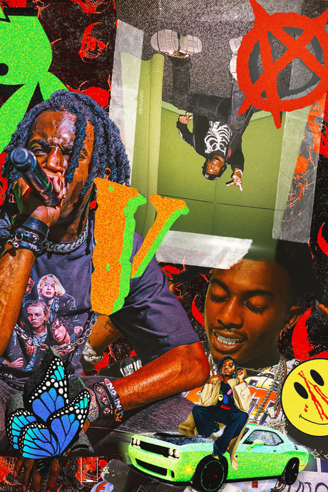 Playboi Carti 'Vlone Montage' Poster