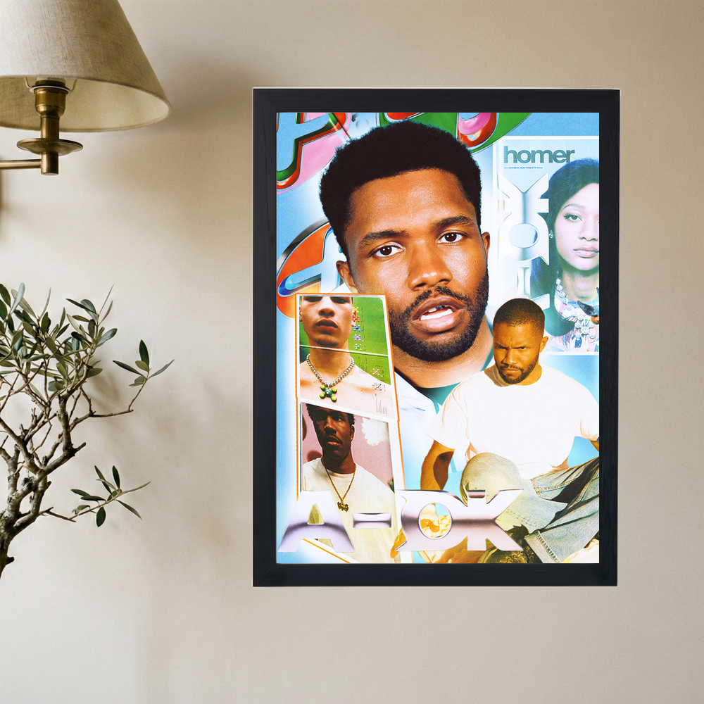 Frank Ocean 'Homer' Poster - Mockup 2