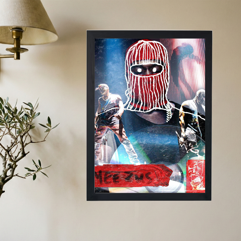 Kanye West 'Yeezus Era' Poster - Mockup 2