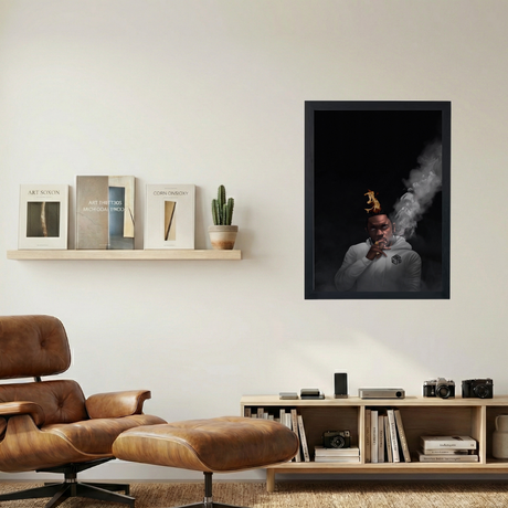 Kendrick Lamar 'Smokin on Top 5' Poster - Mockup 1