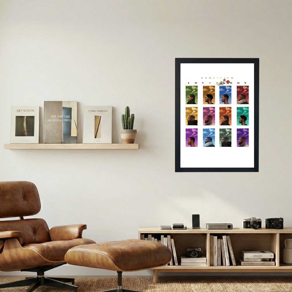 Drake 'CLB  Deluxe' Poster - Mockup 1