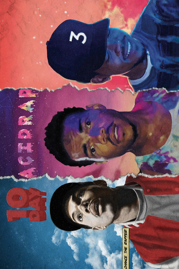 Chance the Rapper 'Discography Collaged' Poster