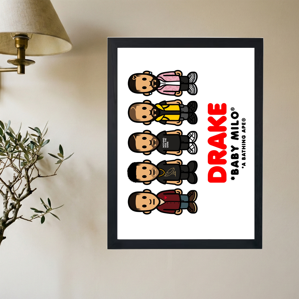 Drake x Bathing Ape 'Milo' Poster - Mockup 2