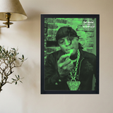 Ski Mask The Slump God 'Seein Green' Poster - Mockup 2