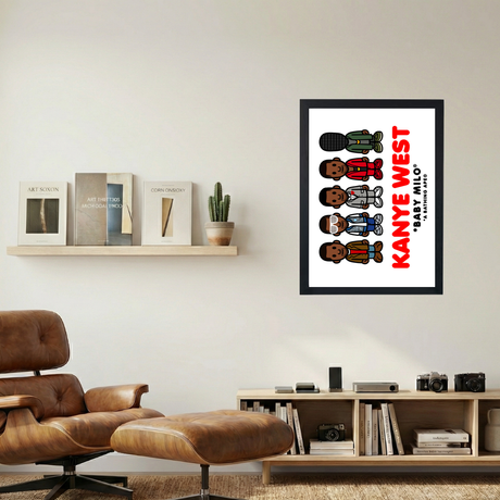 Kanye West x Bathing Ape 'Milo' Poster - Mockup 1