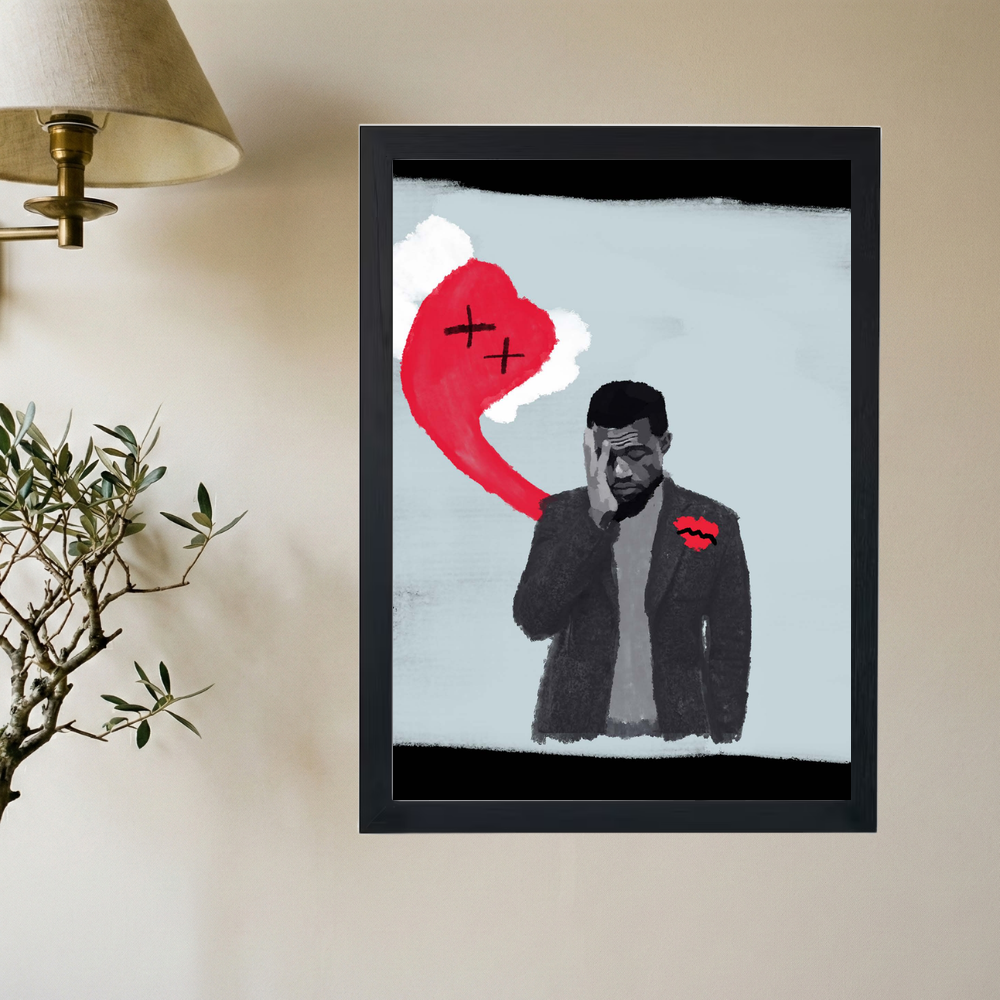 Kanye West 'Love Lockdown' Poster - Mockup 2