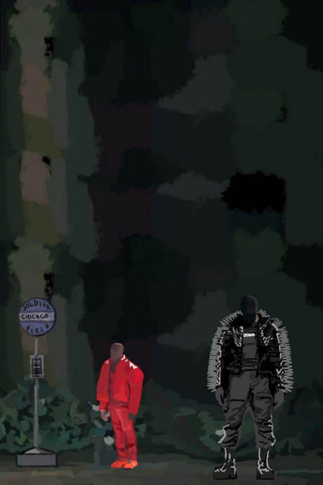 Kanye West 'Soldier Field' Poster