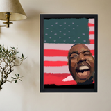 Kanye West 'OTIS Pose' Poster - Mockup 2