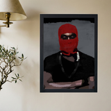 Kanye West 'YEEZUS Pose' Poster - Mockup 2