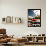 Porsche 911 'Exotic Orange' Poster - Mockup 1
