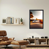 Porsche 993 Turbo 'Driving Buddy' Poster - Mockup 1