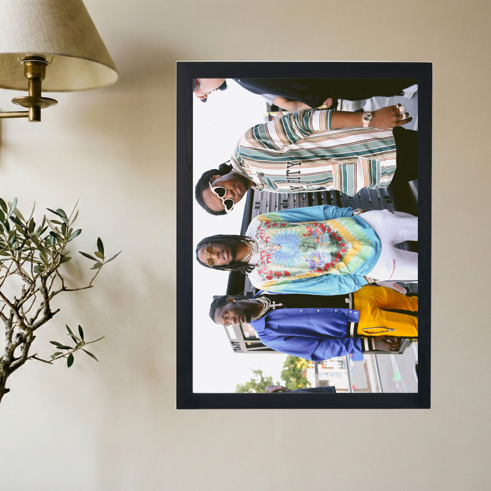 Migos 'Trap Stars' Poster - Mockup 2