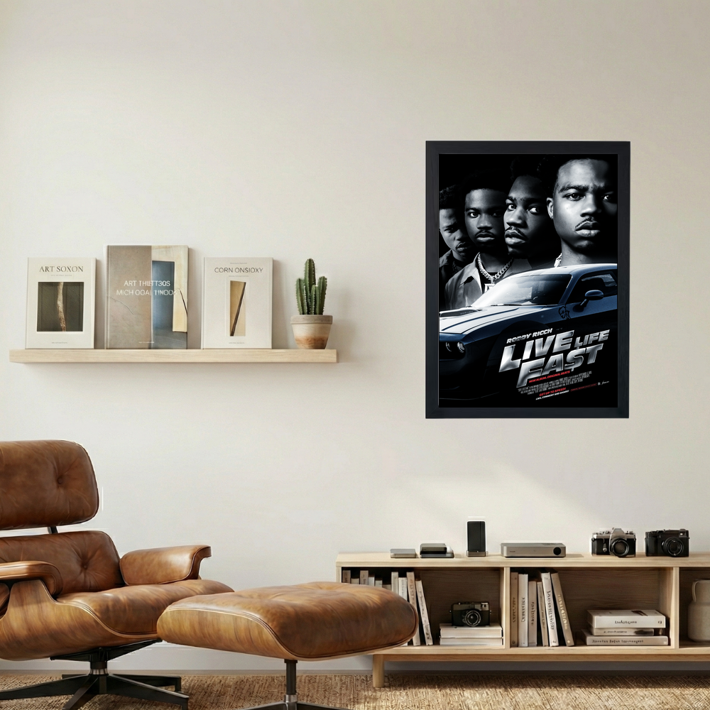 Roddy Rich 'Live Life Fast' Poster - Mockup 1