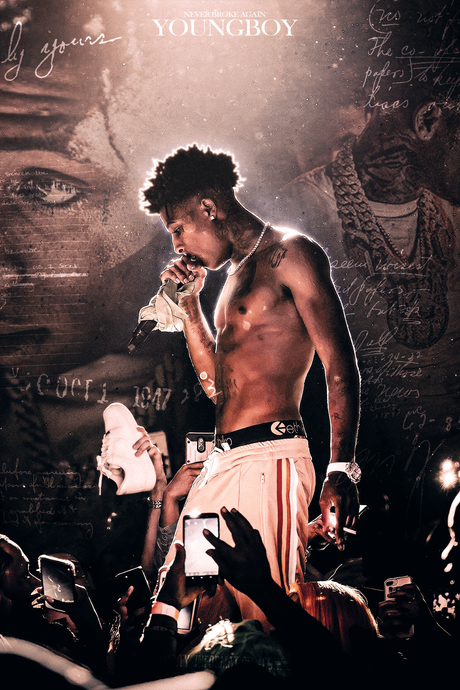 NBA Youngboy 'Slime Mentality' Poster