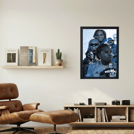Gunna 'Unfazed' Poster - Mockup 1