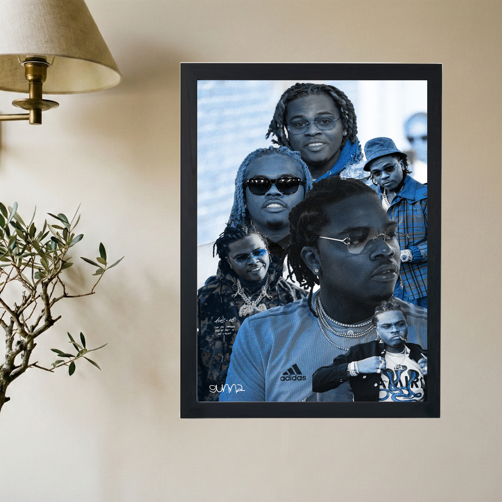 Gunna 'Unfazed' Poster - Mockup 2