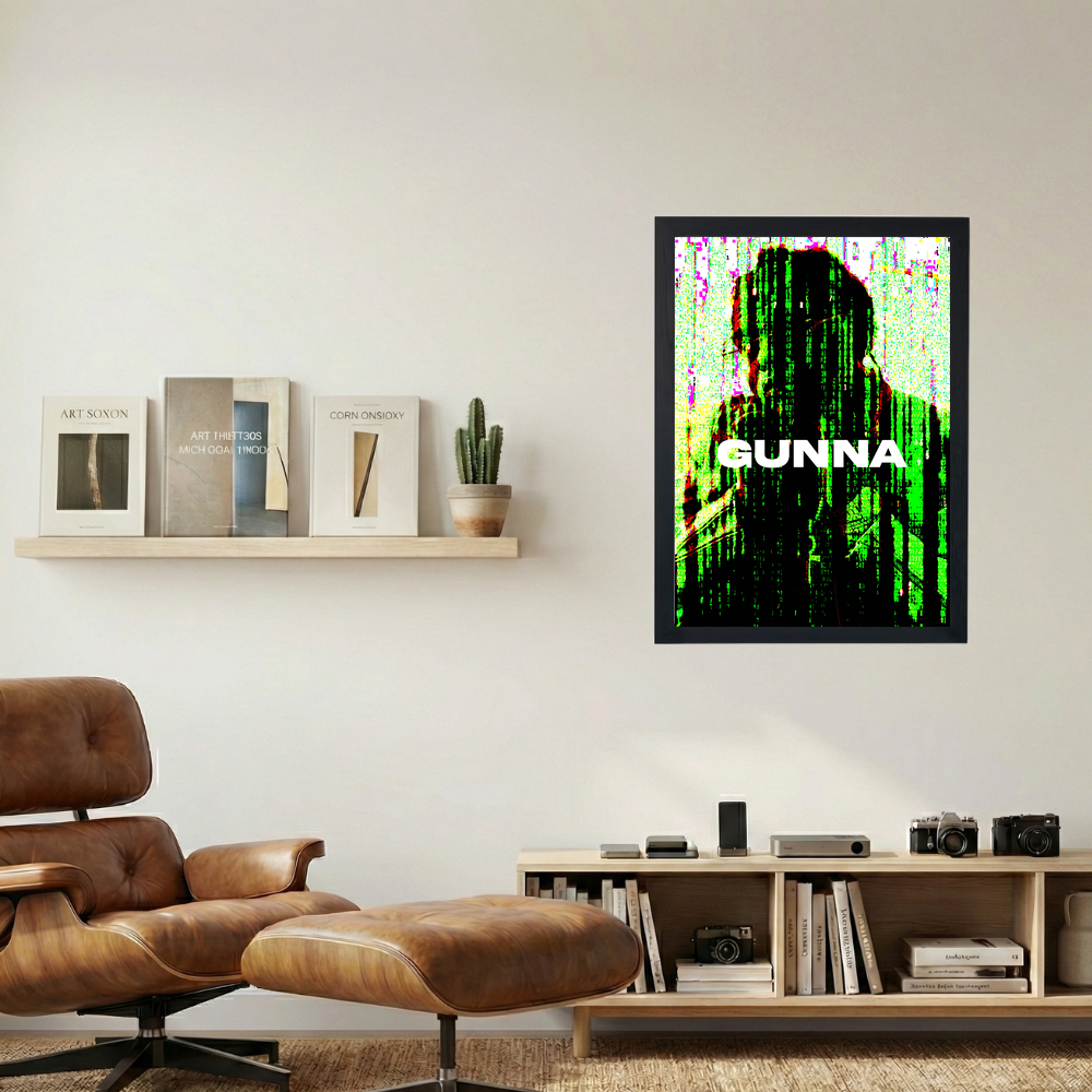 Gunna 'Static' Poster - Mockup 1